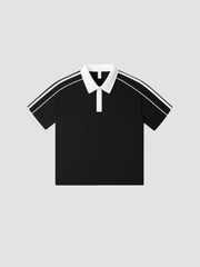 WHITE COLLAR POLO SHIRT